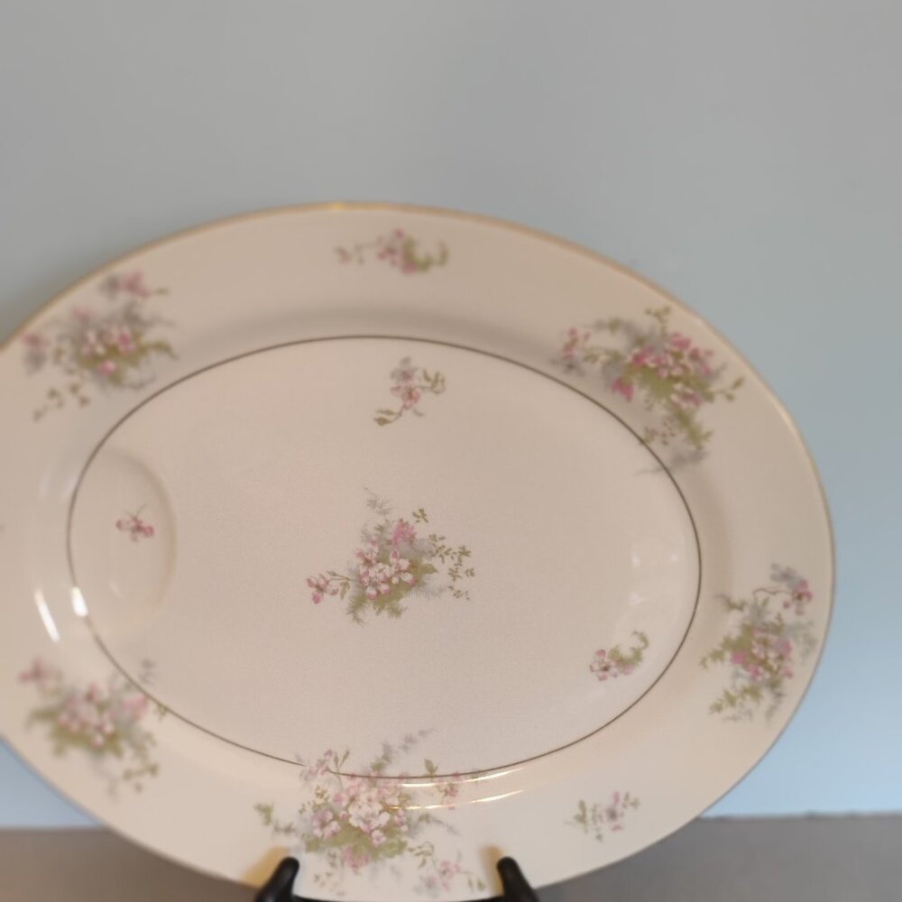 Theodore Haviland Limoges Apple Blossom Pattern Well Platter 16"